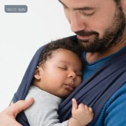 Babylonia Draagdoek - Tricot-Slen - Jeansblauw -Baby Care Verkoop 1200x1200 573