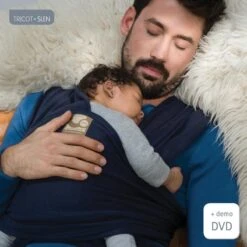 Babylonia Draagdoek - Tricot-Slen - Jeansblauw -Baby Care Verkoop 1200x1200 574