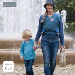 Babylonia Draagdoek - Tricot-Slen - Jeansblauw -Baby Care Verkoop 1200x1200 575