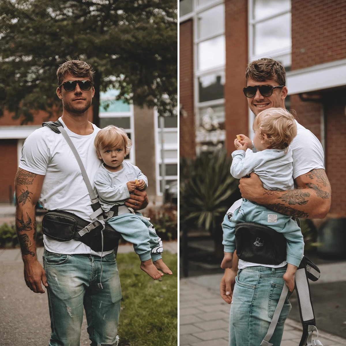 Deryan Pack Light Luxe Heupdrager - Ergonomische Draagzak + Opbergvakjes Grijs 3 Deryan Pack Light Luxe Heupdrager - Ergonomische Draagzak + Opbergvakjes Grijs - Image 3