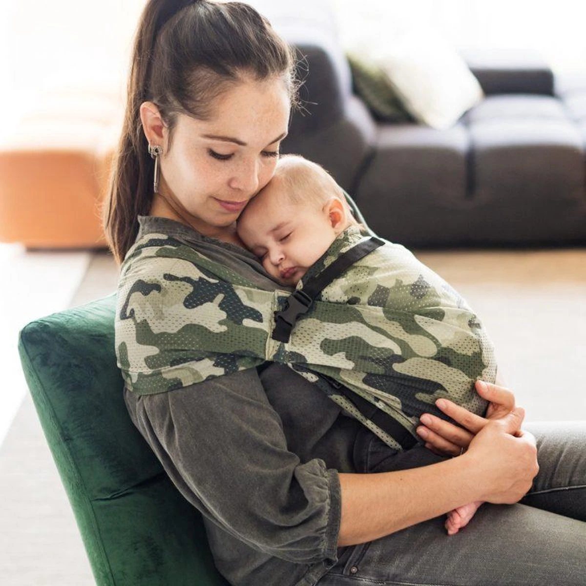 Minimonkey Mini Sling Grijs - Klein En Fijn 5 Minimonkey Mini Sling Grijs - Klein En Fijn - Image 5