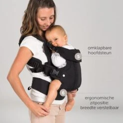 Fillikid Draagzak/Doek - 4 In 1 Ergonomische Buikdrager En Rugdrager - Zwart -Baby Care Verkoop 1200x1200 685