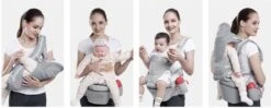 Ergonomische Draagzak Baby 15 In 1 - Draagdoek Tot 25 Kg - Baby Drager - Baby Carrier - Multifunctioneel - Grijs -Baby Care Verkoop 1200x483 1