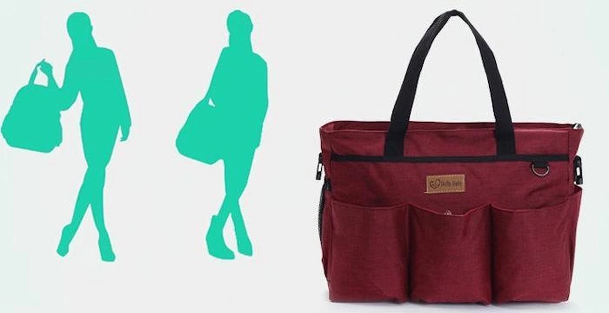 Merkloos Decopatent® Luiertas Schoudertas - Baby Verzorgingstas - Incl Verschoningsmatje & Flessenhouder - Vakken - Jongens/Meisjes - Grijs 2 Merkloos Decopatent® Luiertas Schoudertas - Baby Verzorgingstas - Incl Verschoningsmatje & Flessenhouder - Vakken - Jongens/Meisjes - Grijs - Image 2