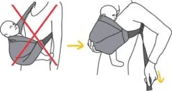 Minimonkey Mini Sling Wit - Klein En Fijn -Baby Care Verkoop 1200x638 2