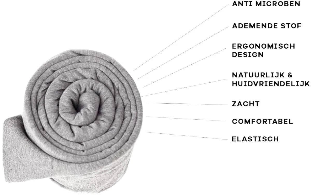 Ergonomische Rekbare Baby Draagdoek Van Katoen Om Te Knopen -Licht Grijs - Babywrap - Draagdoeken - Babydrager - Buikdrager – Rugdrager – Heupdrager - Baby Sling – Baby Carrier – Draagzak - Baby Wrap Sling - Draagdoek – Handleiding - Gratis Slabbetje 7 Ergonomische Rekbare Baby Draagdoek Van Katoen Om Te Knopen -Licht Grijs - Babywrap - Draagdoeken - Babydrager - Buikdrager – Rugdrager – Heupdrager - Baby Sling – Baby Carrier – Draagzak - Baby Wrap Sling - Draagdoek – Handleiding - Gratis Slabbetje - Image 7