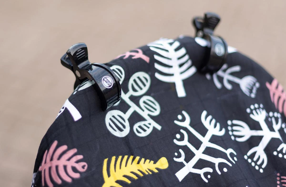 Lodger Kinderwagenaccessoire - Swaddle Clips - Zwart - 2 Stuks 4 Lodger Kinderwagenaccessoire - Swaddle Clips - Zwart - 2 Stuks - Image 4