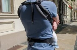 Praktische Draagzak Baby - Donkergrijs - Babydrager - Buikdrager En Rugdrager - Opbergtas Inbegrepen -Baby Care Verkoop 1200x794