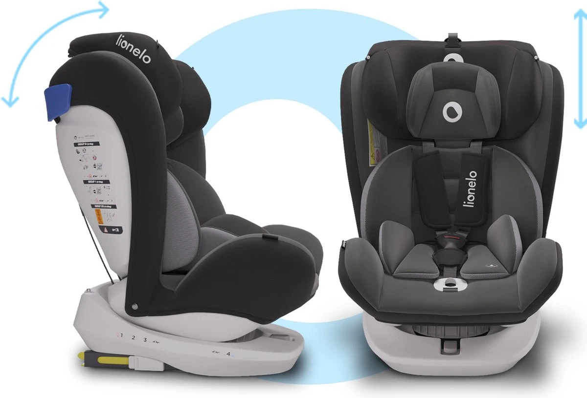 Lionelo Bastiaan - Autostoel - Roteerbaar - 0-36kg - 360° Draaibaar 13 Lionelo Bastiaan - Autostoel - Roteerbaar - 0-36kg - 360° Draaibaar - Image 13