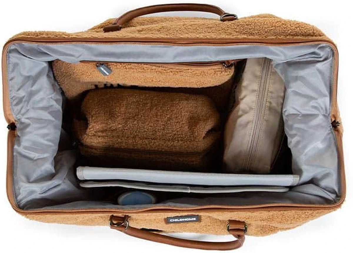 Childhome Mommy Bag Groot - Teddy - Beige 5 Childhome Mommy Bag Groot - Teddy - Beige - Image 5
