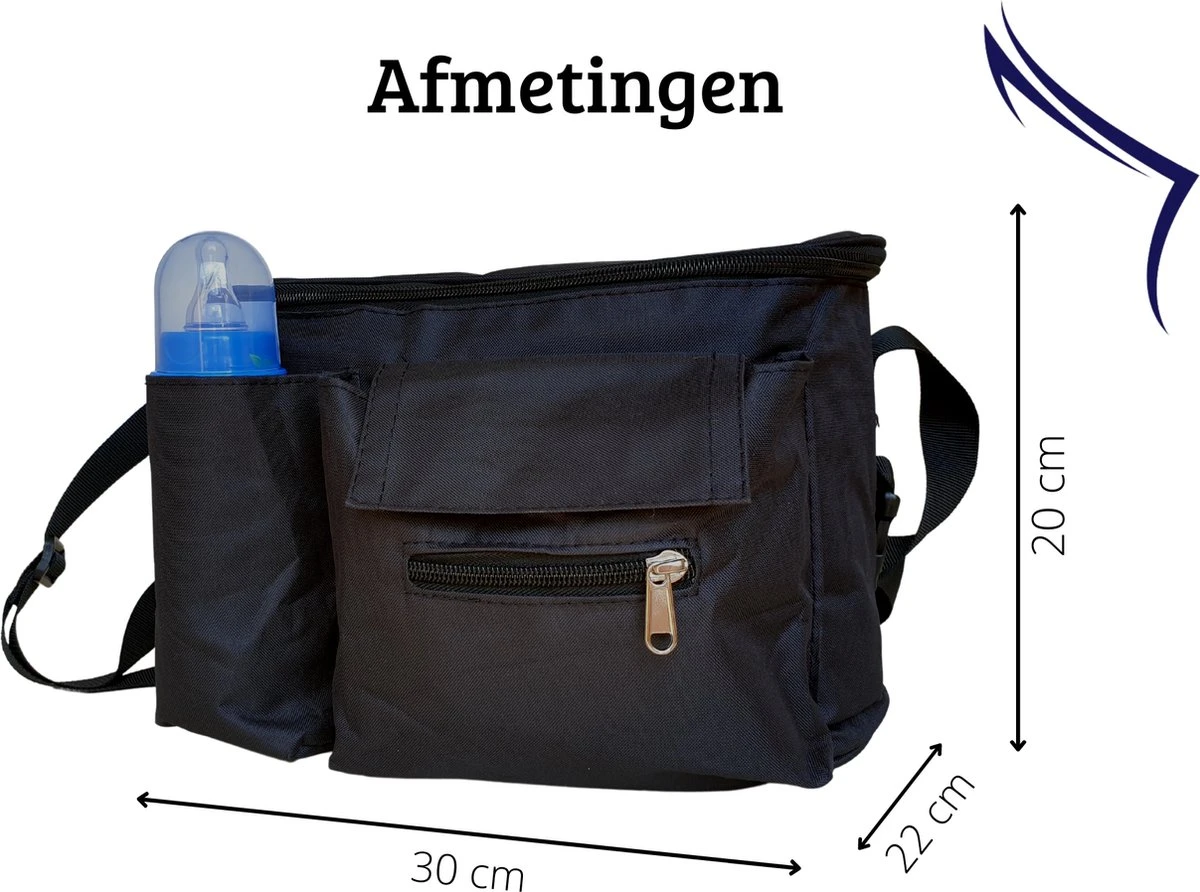 Janse Luiertas - Schoudertas - Baby Tas - Verzorgingstas - Kinderwagen Tas - Babyshower - Mommy Bag - Buggy Tas - Diaper Bag - Kinderwagen Organizer 2 Janse Luiertas - Schoudertas - Baby Tas - Verzorgingstas - Kinderwagen Tas - Babyshower - Mommy Bag - Buggy Tas - Diaper Bag - Kinderwagen Organizer - Image 2