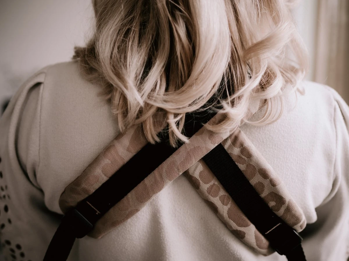 Draagzak - Cross & Go - Pure Baby Love - Panter Taupe - Maat 44 T/m 74 3 Draagzak - Cross & Go - Pure Baby Love - Panter Taupe - Maat 44 T/m 74 - Image 3