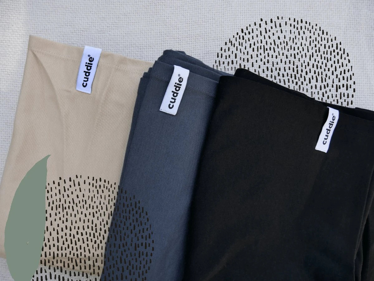 Cuddie Baby Draagdoek - Premium Organic Baby Draagdoek Gemaakt Van Bio Katoen - Newborns Tot 15 Kg - Baby Cadeau - Met Wenskaart - Zwart 14 Cuddie Baby Draagdoek - Premium Organic Baby Draagdoek Gemaakt Van Bio Katoen - Newborns Tot 15 Kg - Baby Cadeau - Met Wenskaart - Zwart - Image 14