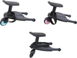 Meerijdplankje Met Zitje - Meerijdplankje Universeel – Buggy Board – Buggy Board Meerijdplankje – Buggy Universeel Meerijdplankje – Zwart Wiel -Baby Care Verkoop 1200x908 1