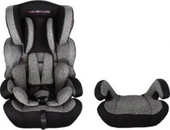 X Adventure Autostoel Premium Groep 1/2/3 (9-36 Kg) - Grijs