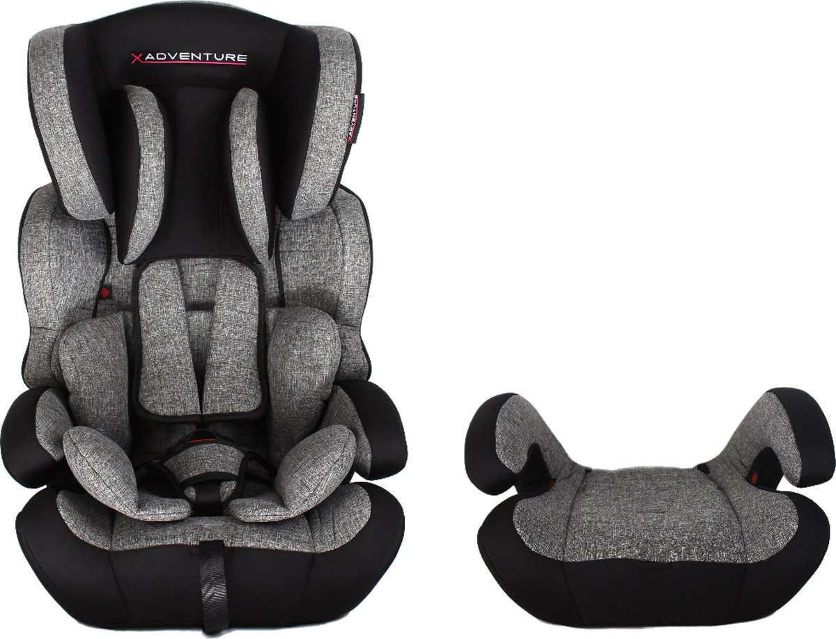 X Adventure Autostoel Premium Groep 1/2/3 (9-36 Kg) - Grijs 1 X Adventure Autostoel Premium Groep 1/2/3 (9-36 Kg) - Grijs