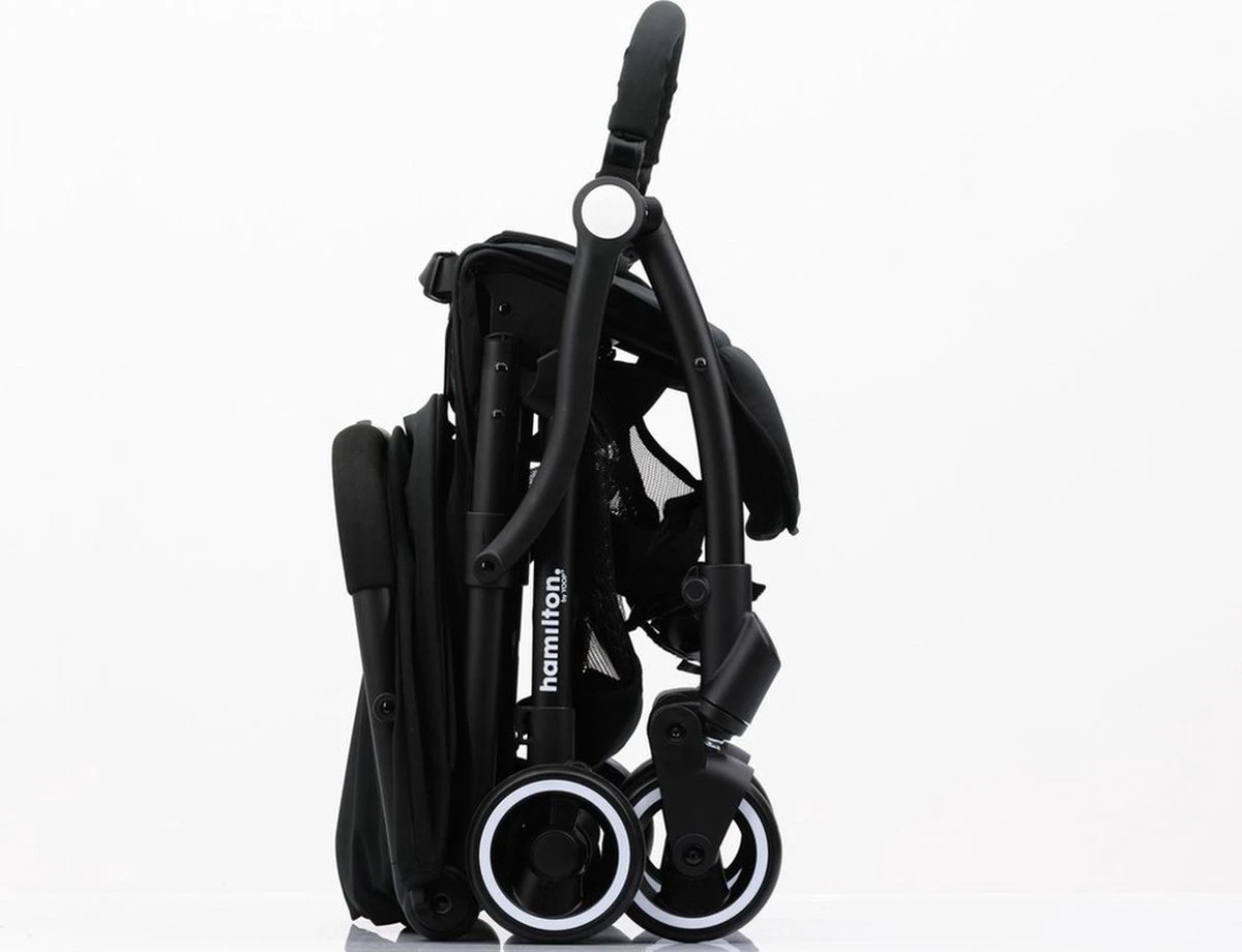 Hamilton By Yoop S1 Plus Buggy Met Monteerbare Premium Wieg – Nieuwer En Hoger 2023 Model - Stroller Met One Hand Folding Technologie – Zwart/Antraciet - Licht, Verstelbaar, Wendbaar - Geschikt Van 0 Maanden Tot 4 Jaar 17 Hamilton By Yoop S1 Plus Buggy Met Monteerbare Premium Wieg – Nieuwer En Hoger 2023 Model - Stroller Met One Hand Folding Technologie – Zwart/Antraciet - Licht, Verstelbaar, Wendbaar - Geschikt Van 0 Maanden Tot 4 Jaar - Image 17