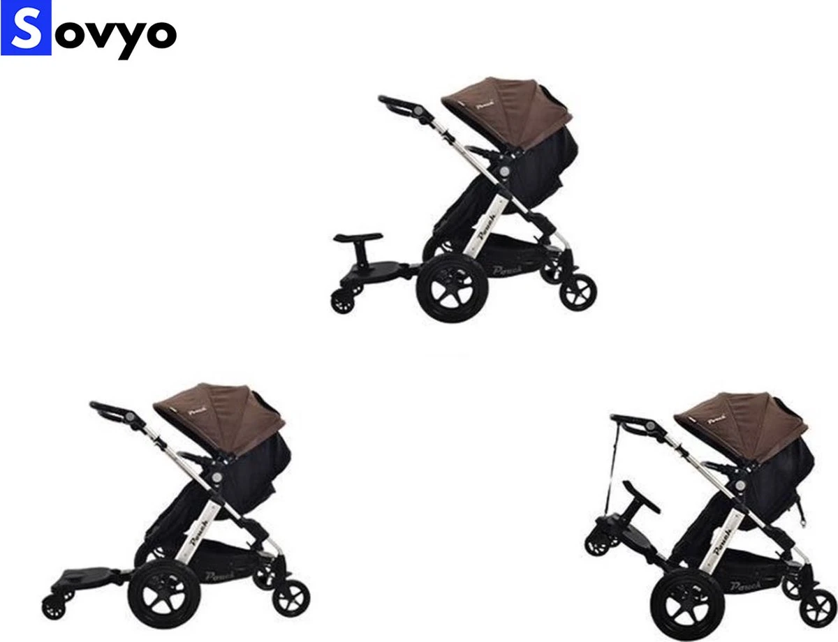 Merkloos Meerijdplankje Universeel Buggy/Kinderwagen - Kinderwagen Accessoire Met Afneembaar Zitje Van Hoogwaardige Kwaliteit - Verstelbaar Meerijdplankje 2 Merkloos Meerijdplankje Universeel Buggy/Kinderwagen - Kinderwagen Accessoire Met Afneembaar Zitje Van Hoogwaardige Kwaliteit - Verstelbaar Meerijdplankje - Image 2