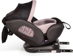 Cangaroo Pilot Black Leather SPS Isofix 360° 0-36 Kg Autostoel Met Zonnekap -Baby Care Verkoop 1200x924