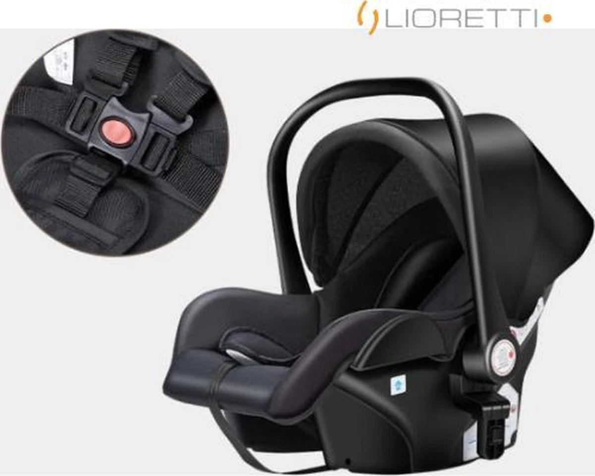 Merkloos Lioretti® Luxe Baby Buggy 3 In 1 | Baby Wagen | Kinderwagen Met Stoel En Wieg | Inklapbaar | Hoge Kwaliteit | Combi | Zwart 8 Merkloos Lioretti® Luxe Baby Buggy 3 In 1 | Baby Wagen | Kinderwagen Met Stoel En Wieg | Inklapbaar | Hoge Kwaliteit | Combi | Zwart - Image 8