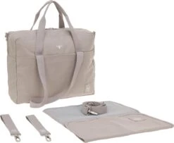 Lässig Green Label Luiertas Cotton Essential Taupe -Baby Care Verkoop 1200x987