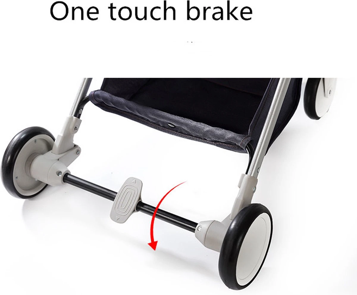 WOOSH New Buggy - Zwart - One Hand Folding - 3 Slaapstanden - Wandelwagen Tot 25 Kg - Regenhoes - Bekerhouder - Muggennet 12 WOOSH New Buggy - Zwart - One Hand Folding - 3 Slaapstanden - Wandelwagen Tot 25 Kg - Regenhoes - Bekerhouder - Muggennet - Image 12