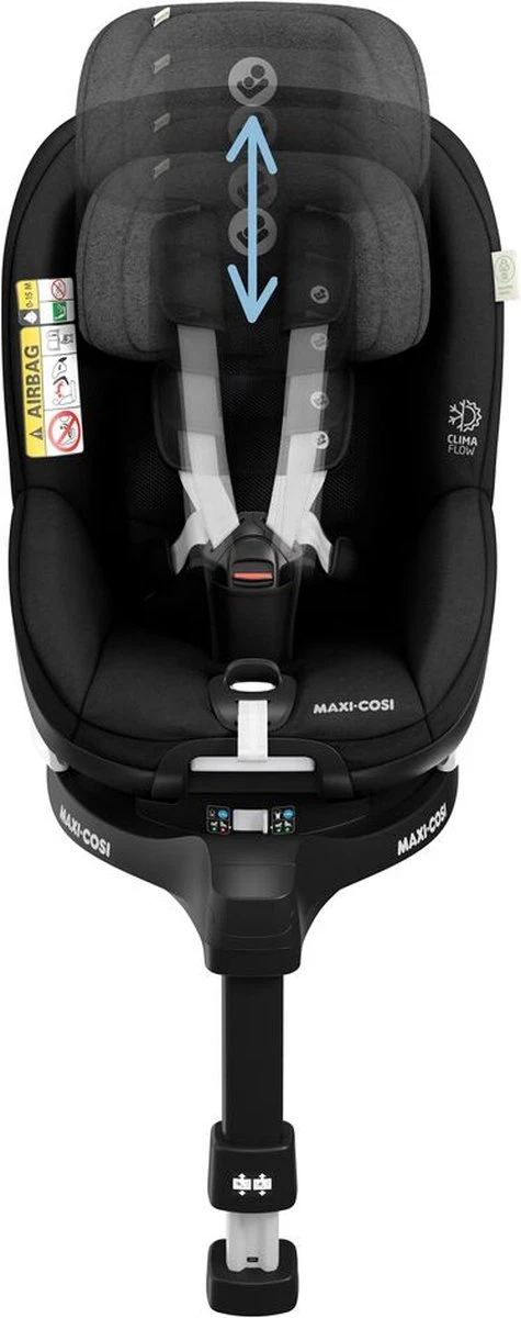 Maxi-Cosi Mica Pro Eco I-Size Autostoeltje - 360° Draaibaar - Gerecyclede Stoffen - Authentic Black - Vanaf De Geboorte Tot Ca. 4 Jaar 10 Maxi-Cosi Mica Pro Eco I-Size Autostoeltje - 360° Draaibaar - Gerecyclede Stoffen - Authentic Black - Vanaf De Geboorte Tot Ca. 4 Jaar - Image 10