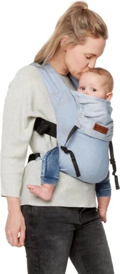 ByKay - Babydrager - Click Carrier Classic - Stonewashed -size Toddler -Baby Care Verkoop 527x1200
