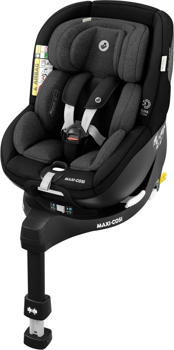 Maxi-Cosi Mica Pro Eco I-Size Autostoeltje - 360° Draaibaar - Gerecyclede Stoffen - Authentic Black - Vanaf De Geboorte Tot Ca. 4 Jaar 15 Maxi-Cosi Mica Pro Eco I-Size Autostoeltje - 360° Draaibaar - Gerecyclede Stoffen - Authentic Black - Vanaf De Geboorte Tot Ca. 4 Jaar - Image 15