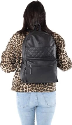 Kidzroom Popular Luiertas Rugzak - Zwart‎‎ - Verschoonmatje - Flessenhouder -Baby Care Verkoop 689x1200 1