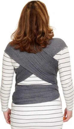 Baby Garden Draagdoek Grijs - Ergonomisch - Original - Inclusief Slabbetje -Baby Care Verkoop 690x1200 4