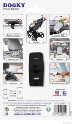 Dooky Telefoonhouder Smartphone Telefoon Houder 360* Rotatie Universeel Kinderwagen Fiets Zwart 22 Dooky Telefoonhouder Smartphone Telefoon Houder 360* Rotatie Universeel Kinderwagen Fiets Zwart -Baby Care Verkoop 701x1200 2