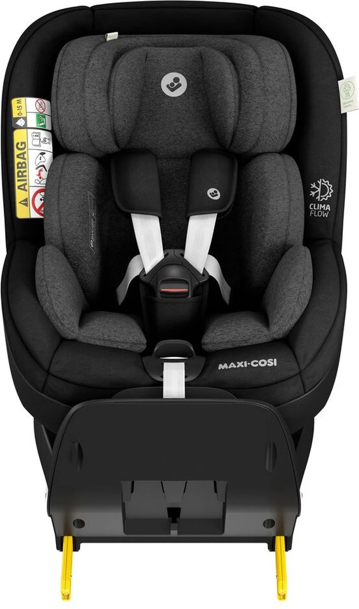 Maxi-Cosi Mica Pro Eco I-Size Autostoeltje - 360° Draaibaar - Gerecyclede Stoffen - Authentic Black - Vanaf De Geboorte Tot Ca. 4 Jaar 13 Maxi-Cosi Mica Pro Eco I-Size Autostoeltje - 360° Draaibaar - Gerecyclede Stoffen - Authentic Black - Vanaf De Geboorte Tot Ca. 4 Jaar - Image 13