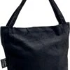 Louka Mom Bag Rib Zwart - Luiertas - Trendy Shopper - Verzorgingstas Baby - Boodschappentas Kinderwagen