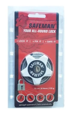 SAFEMAN - Kinderwagen Slot | Mountainbike & Racefiets | Compact & Multifunctioneel | Wit 7 SAFEMAN - Kinderwagen Slot | Mountainbike & Racefiets | Compact & Multifunctioneel | Wit -Baby Care Verkoop 761x1200 1