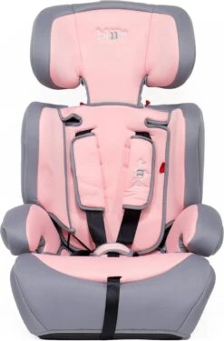 Blij'r Ivo - Autostoel - Klasse 1,2,3 - Geschikt Voor 9-36 Kg - Met Extra Vulling En 5 Puntsgordel - Roze -Baby Care Verkoop 790x1200