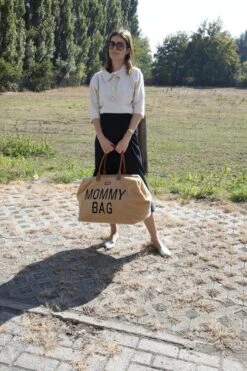 Childhome Mommy Bag Groot - Teddy - Beige 32 Childhome Mommy Bag Groot - Teddy - Beige -Baby Care Verkoop 799x1200 6