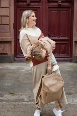 Lässig Luiertas Rugzak TEN - Camel -Baby Care Verkoop 800x1200 2