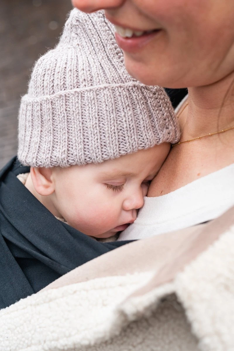 ByKay - Draagdoek - Rekbaar - Black - Maat M - Organic Katoen - Stretchy Wrap Deluxe - 3 Jaar - Buik - Heup 6 ByKay - Draagdoek - Rekbaar - Black - Maat M - Organic Katoen - Stretchy Wrap Deluxe - 3 Jaar - Buik - Heup - Image 6