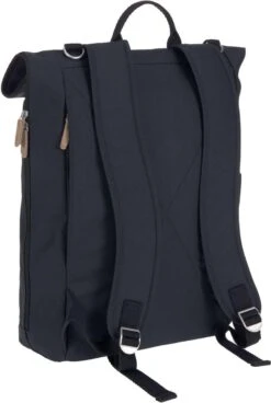 LÄSSIG Luiertas Rolltop Backpack Rugzak Incl Verschoningsmatje - Nacht Blauw -Baby Care Verkoop 806x1200