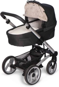 Dooky Universal Cover Zonnescherm Kinderwagen - Romantic Leaves Beige -Baby Care Verkoop 822x1200 6