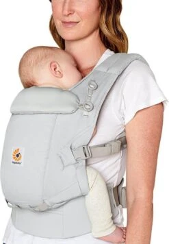 Ergobaby Babydraagzak Adapt SoftTouch™ Cotton - Pearl Grey -Baby Care Verkoop 833x1200 4