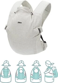 Fillikid Premium Draagzak - 2 In 1 - Ergonomisch - EU Gecertificeerd - Natural Sand - Ontworpen Met Draagconsulent -Baby Care Verkoop 844x1200 2