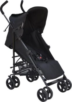 Bebies First Buggy - Plooibuggy - Lichtgewicht - 5 Standen - Comfortabele Rugleuning & Tot 22 Kg - Zwart -Baby Care Verkoop 846x1200