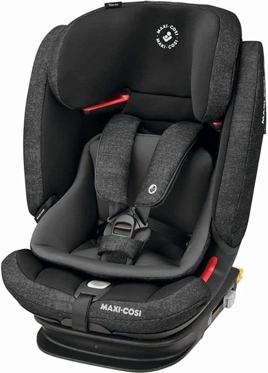 Maxi-Cosi Titan Baby Child Car Seat, Group 1/2/3, ISOFIX, Adjustable And Tilting Car Seat, From 9 Months To 12 Years, 9 To 36 Kg, Basic Black (Black) 4 Maxi-Cosi Titan Baby Child Car Seat, Group 1/2/3, ISOFIX, Adjustable And Tilting Car Seat, From 9 Months To 12 Years, 9 To 36 Kg, Basic Black (Black) - Image 4
