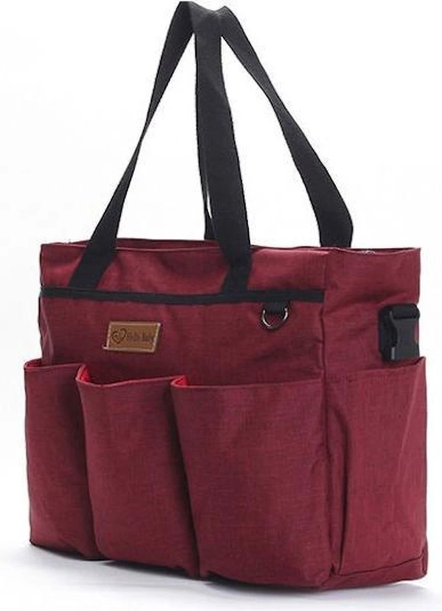 Merkloos Decopatent® Luiertas Schoudertas - Baby Verzorgingstas - Incl Verschoningsmatje & Flessenhouder - Vakken - Jongens/Meisjes - Grijs 7 Merkloos Decopatent® Luiertas Schoudertas - Baby Verzorgingstas - Incl Verschoningsmatje & Flessenhouder - Vakken - Jongens/Meisjes - Grijs - Image 7