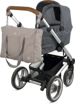 Lässig Green Label Luiertas Cotton Essential Taupe -Baby Care Verkoop 872x1200