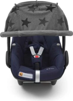 Dooky Universal Cover Zonnescherm Kinderwagen - Grey Stars -Baby Care Verkoop 873x1200 4