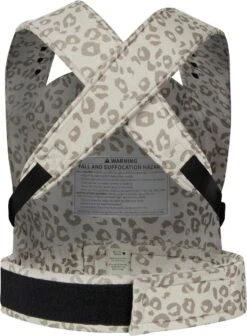 ROOKIE Baby Premium Draagzak- Design Buikdrager - Comfortabel En Ergonomisch - Pasgeboren Babydrager - Peuterdrager - Biologisch Katoen - Super Zacht - Unisex: Voor Mama En Papa (Leoprint Beige) -Baby Care Verkoop 881x1200 1