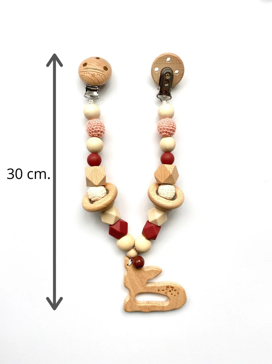 Wagenspanner Bambi Hert - Baby Wagenspanner Hout - Vrolijke Kinderwagenspanner - Eenvoudig Te Bevestigen - Kraamcadeau Voor Jongens En Meisjes - Completebabyuitzet - Musthave 2021 4 Wagenspanner Bambi Hert - Baby Wagenspanner Hout - Vrolijke Kinderwagenspanner - Eenvoudig Te Bevestigen - Kraamcadeau Voor Jongens En Meisjes - Completebabyuitzet - Musthave 2021 - Image 4